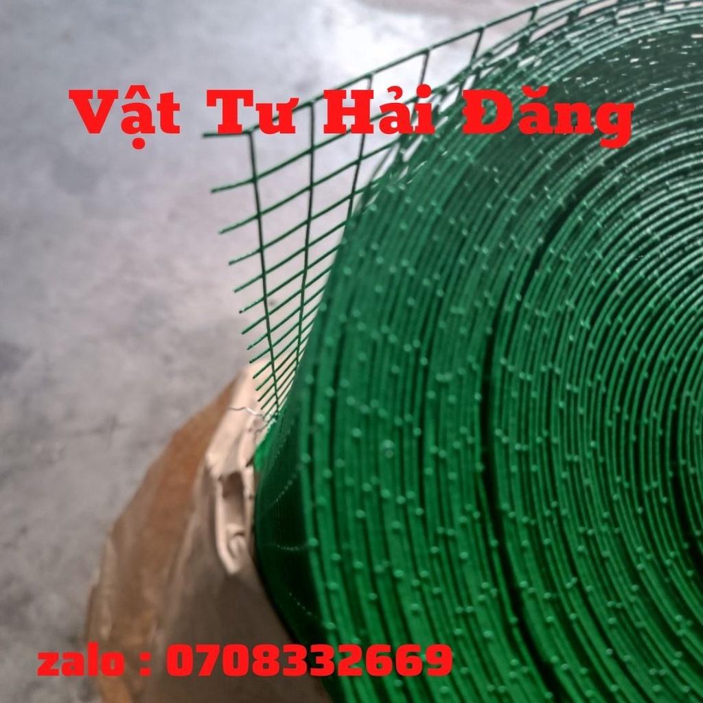 lưới sắt bọc nhựa ( khổ cao 1m và 1,2m - ô vuông 1cm-2cm),lưới sắt bọc nhựa màu xanh,lưới quây vườn