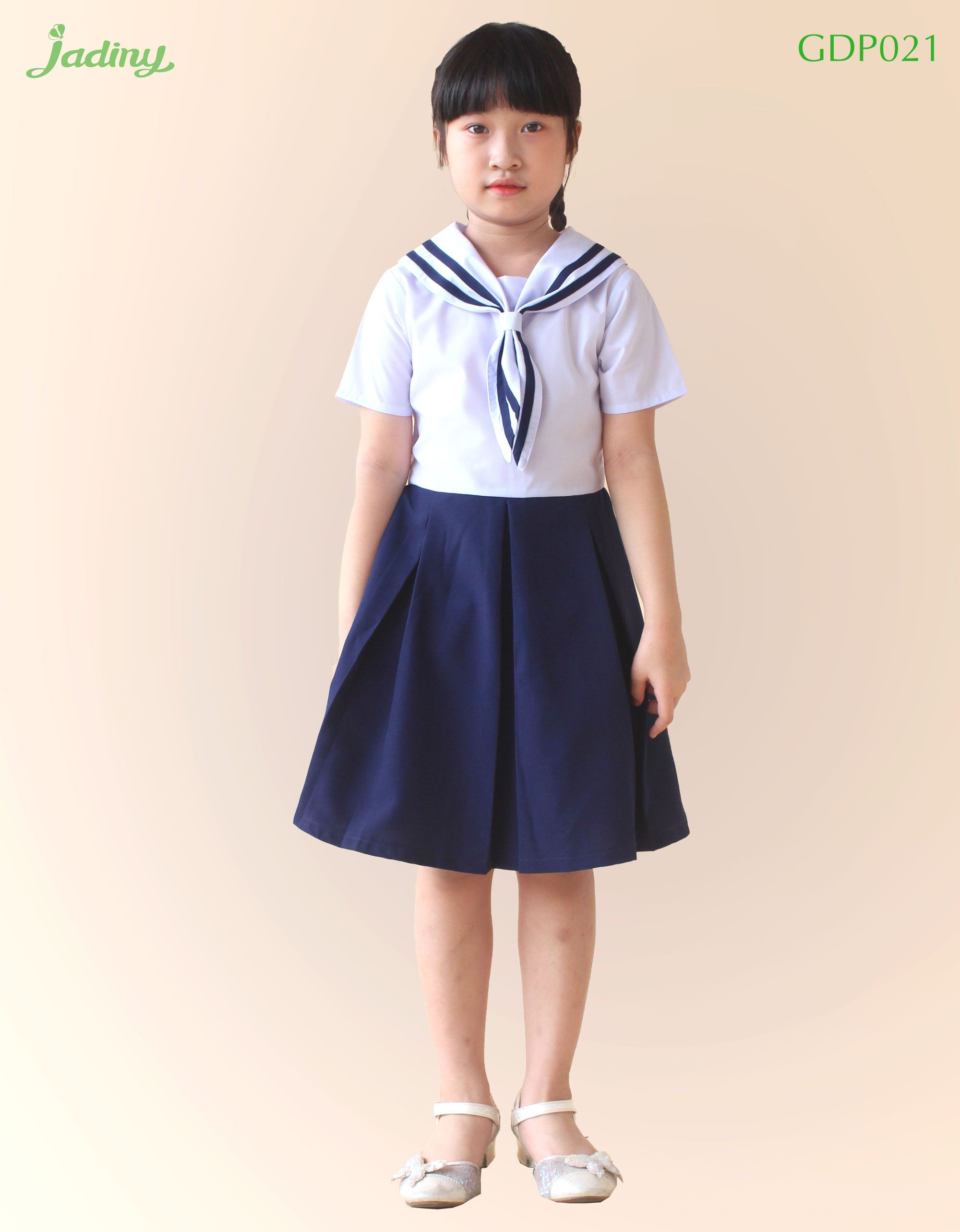 Đầm đi học chất liệu cotton cao cấp, thấm hút mồ hôi,thoáng mát, thoải mái cho bé gái cấp 1