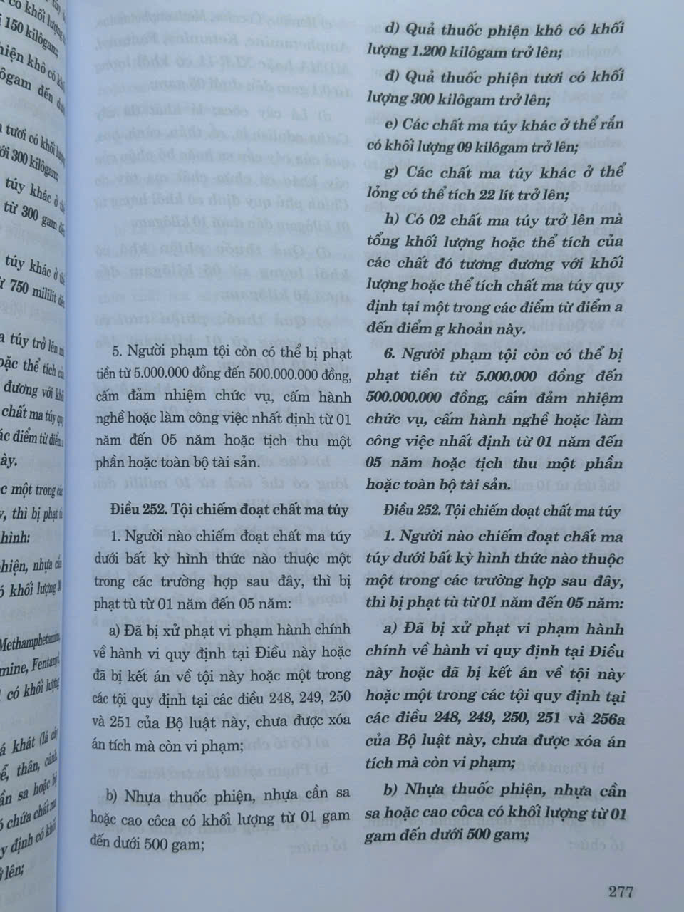 Sách So Sánh Bộ Luật Hình Sự năm 2015 Qua Các Lần Sửa Đổi, Bổ Sung (năm 2017, 2024, 2025) - V2655TA