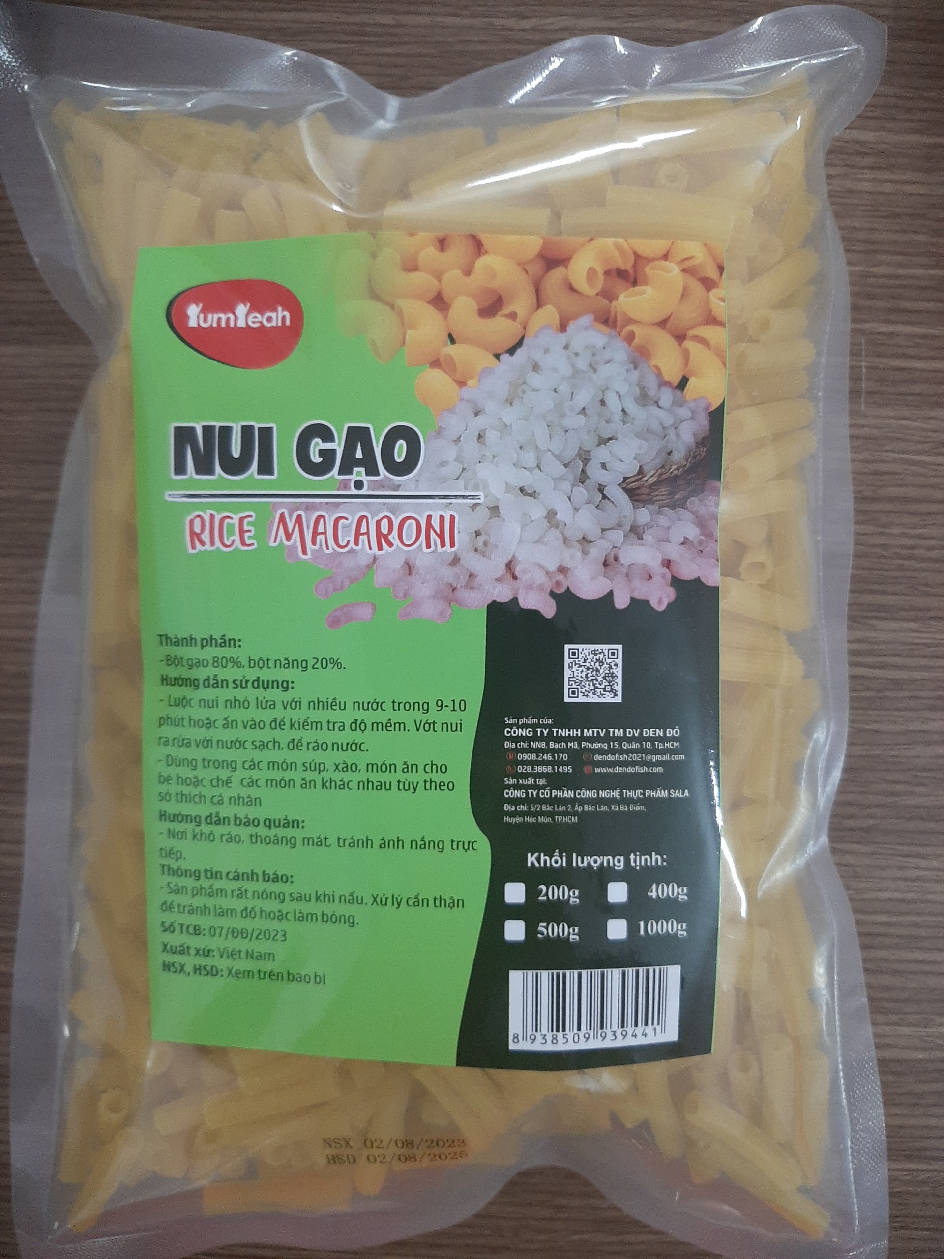 NUI GẠO VÀNG 500g