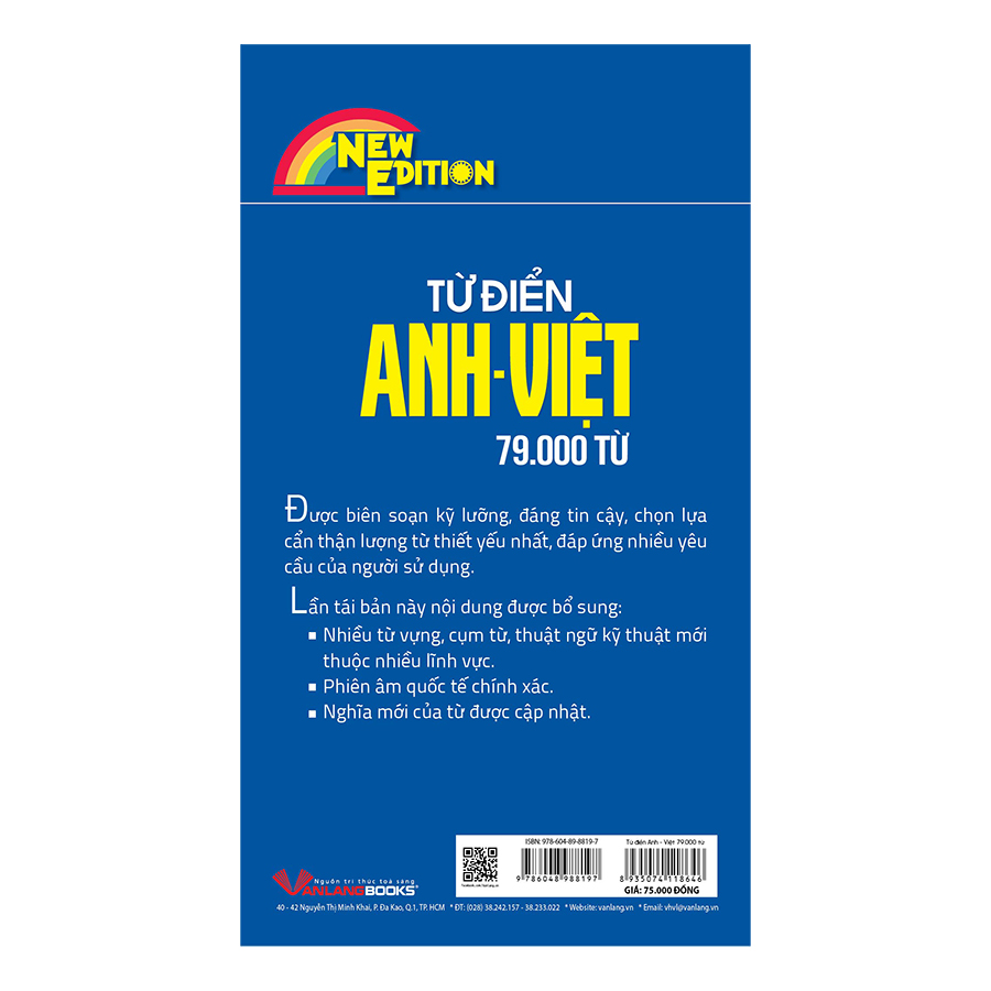 Từ Điển Anh - Việt 79.000 Từ (VL)