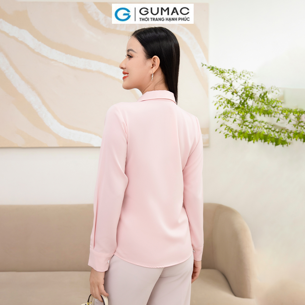 Áo sơ mi nẹp nút AD11035 thời trang GUMAC