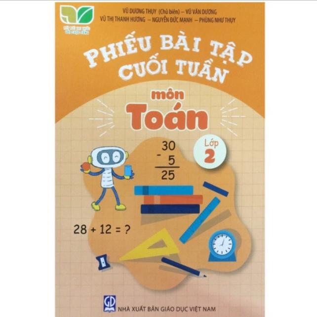 Sách - Phiếu Bài Tập Cuối Tuần Môn Toán Lớp 2
