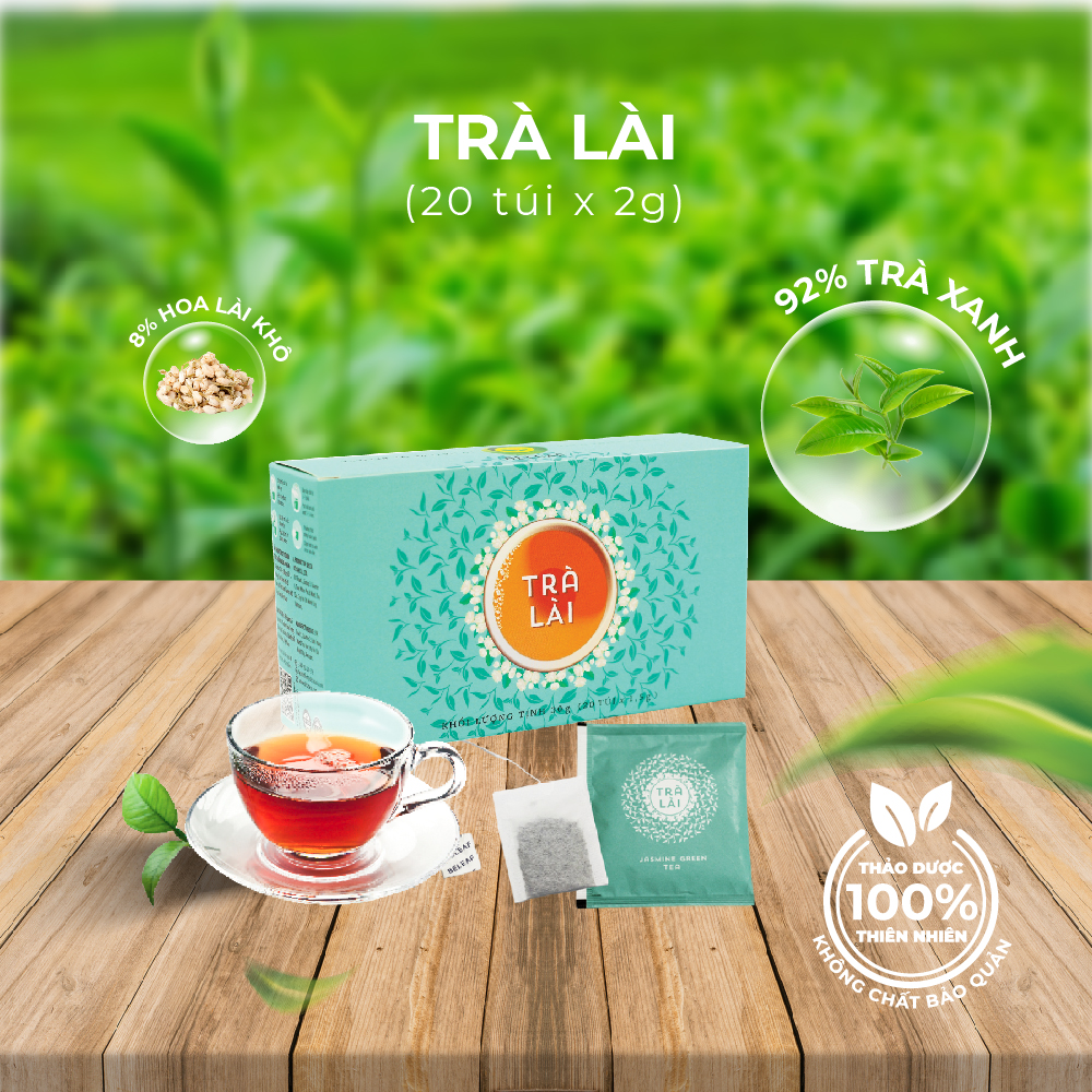 Trà Lài Túi Lọc SunBeleaf - TP029S - Trà Lài Giảm Căng Thẳng Mệt Mỏi