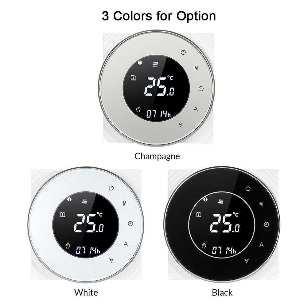 95-240V Wi-Fi Smart Thermostat Programmable Electric Heating Thermostat Temperature Controller Voice APP Control