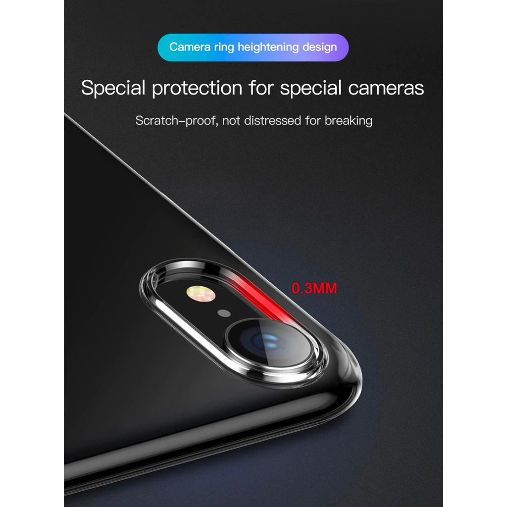 Ốp lưng dành cho iPhone XR 6.1dẻo trong suốt chống bụi Simplicity chính hãng Baseus