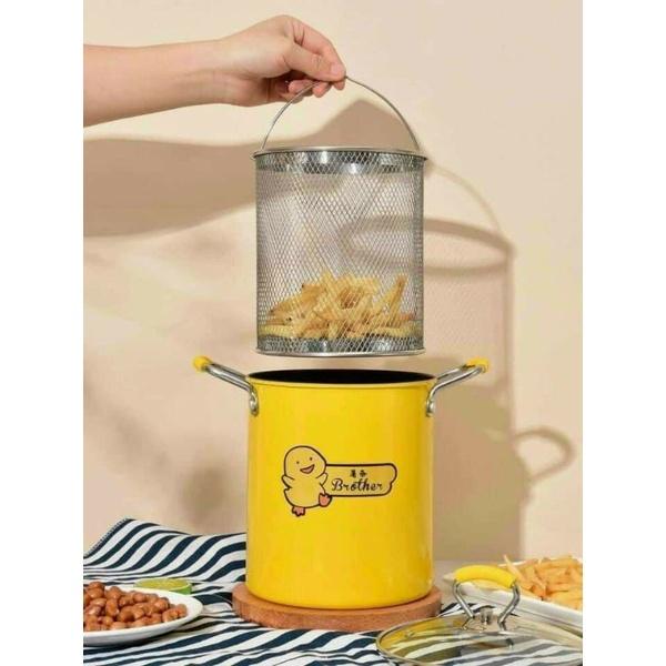 Nồi chiên ngập dầu mini vịt vàng đa năng, tiện dụng - Yumeshop94