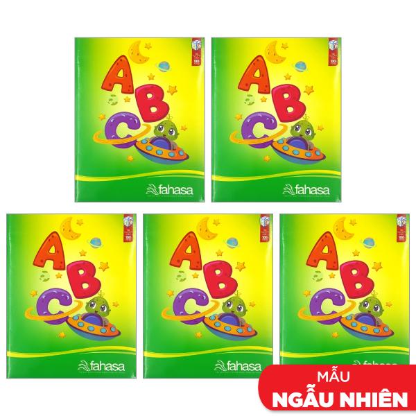 Combo 5 Tập Học Sinh 4 Ô Ly 100 Trang ĐL 120g/m2 - FAHASA - Vũ Trụ Của Em (Mẫu Màu Giao Ngẫu Nhiên)