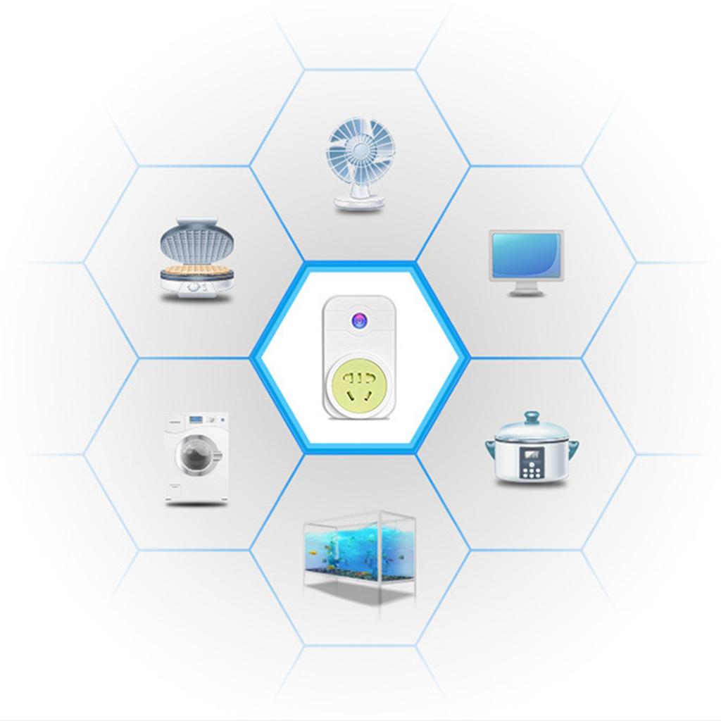 Remote Control Home WiFi Smart Power Socket Switch Outlet EU Plug