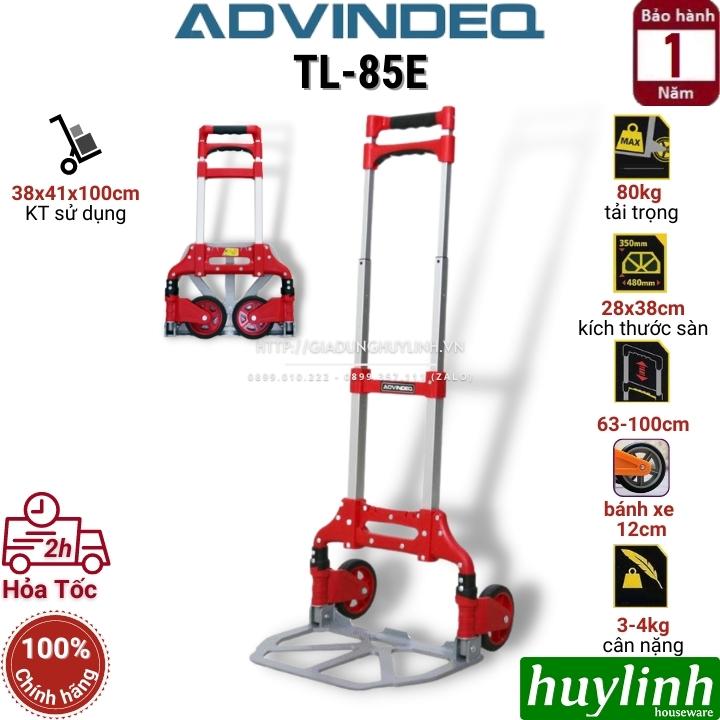 Xe đẩy hàng 2 bánh rút gọn Advindeq TL-85E - Tải trọng tối đa 85kg - Hàng chính hãng