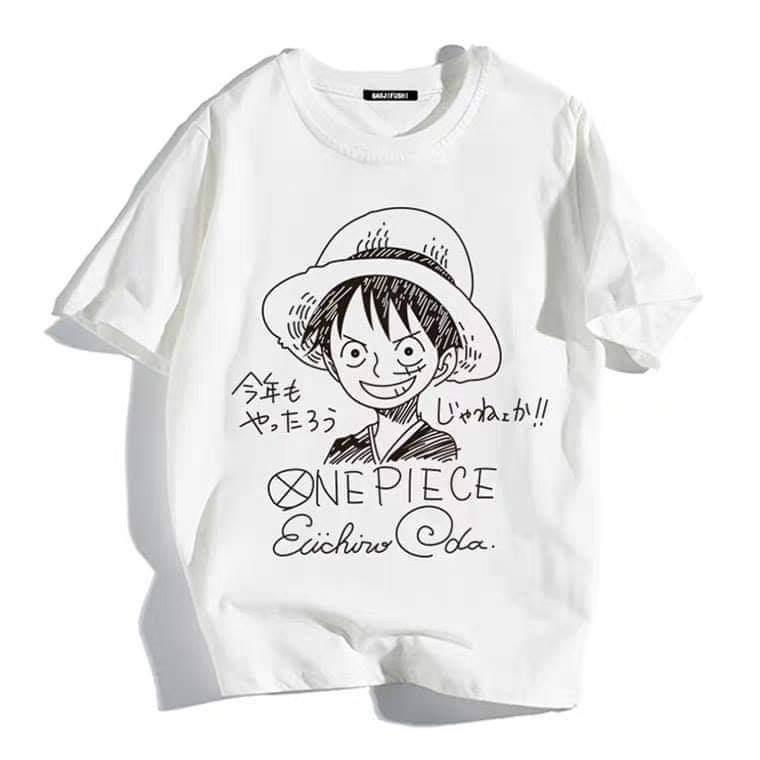 ÁO THUN UNISEX NAM NỮ onepiece vẽ