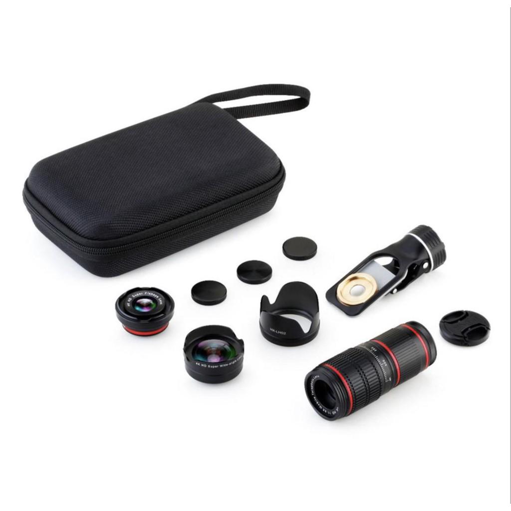 Phone Camera Lens, 5 In 1 Telephoto Lens Full Kit Japan - Home and Garden