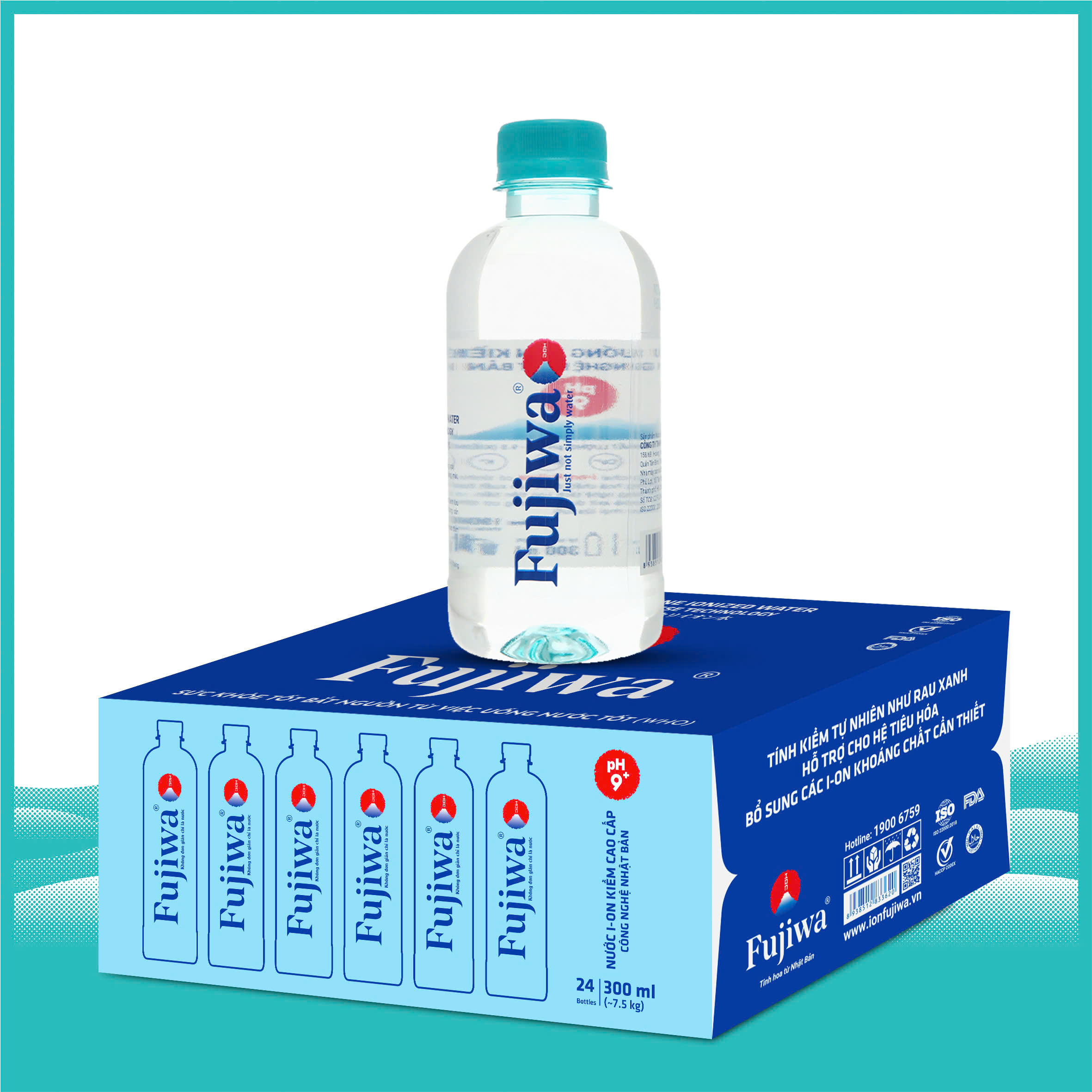 Nước Uống Ion Kiềm Cao Cấp Đóng Chai Fujiwa - 1 chai dùng thử
