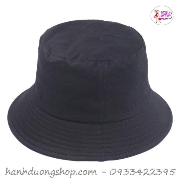 Nón bucket nữ thời trang không thêu logo với chất liệu vải cotton thoáng mát dễ thấm hút mồ hôi