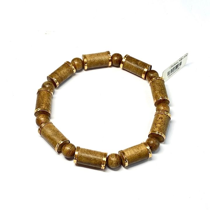 Vòng Tay Trầm Hương Bọc Vàng 18k-4.7 phân PHÚC LINH