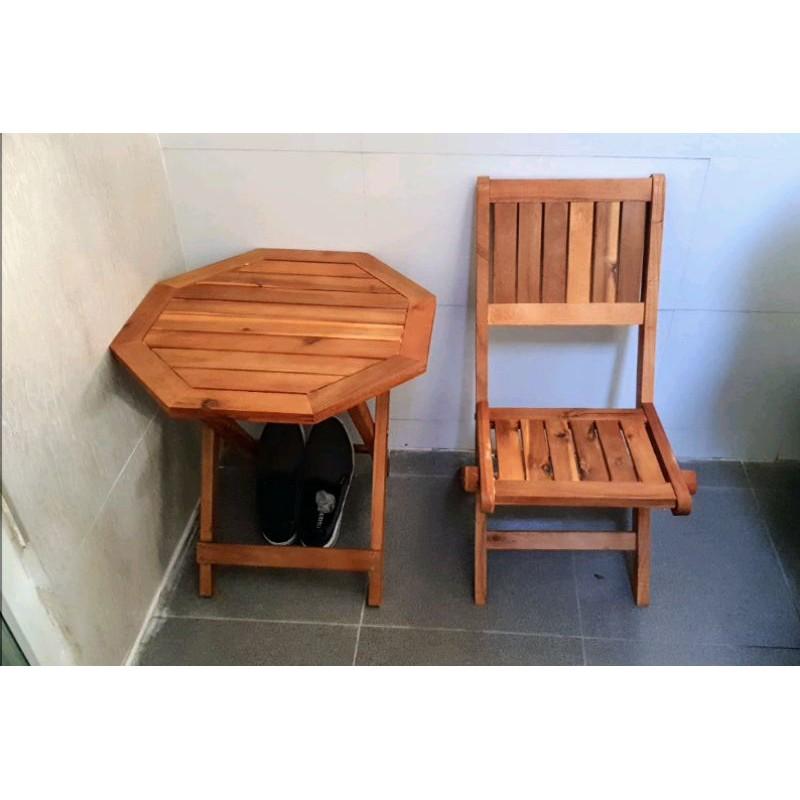 ( Siêu Rẻ) Ghế gỗ mini xếp gọn