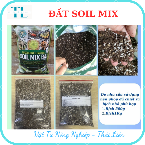 Đất Soil Mix chuyên trồng sen đá xương rồng kích rễ tăng trưởng, Đất chuyên dụng cho sen đá xứ nóng