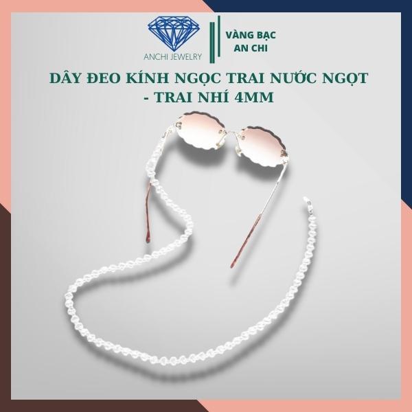 Dây đeo kính / khẩu trang - dây hạt trai nhí nước ngọt Anchi jewelry