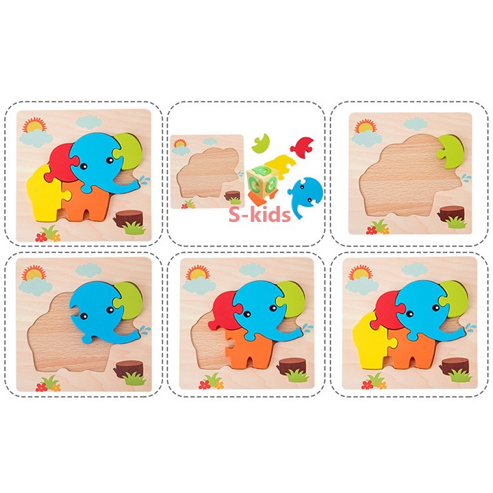 Tranh ghép gỗ nổi 3D loại siêu dày