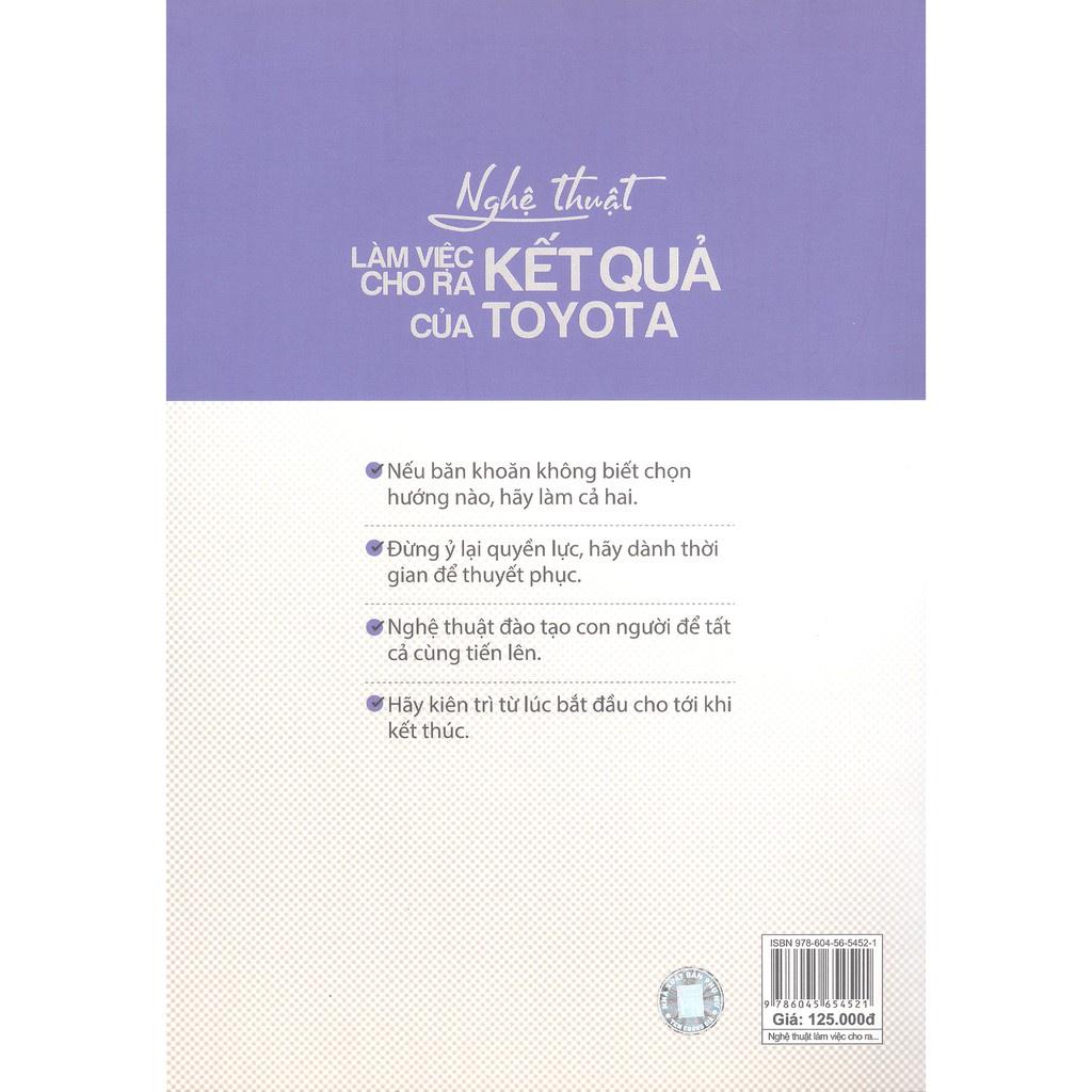 Nghệ thuật làm việc cho ra kết quả của Toyota