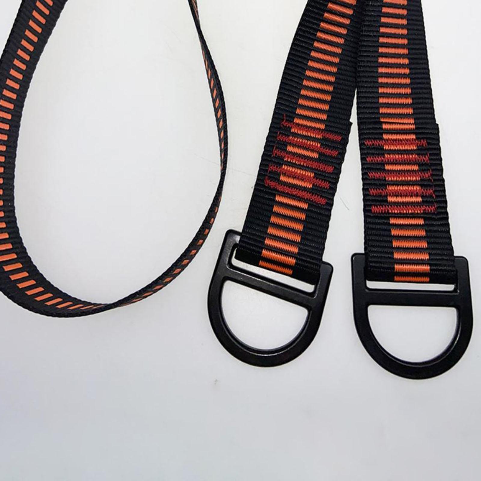23kN Climbing Harness Belt Belt Sling Protective Safety Lanyard for Caving
