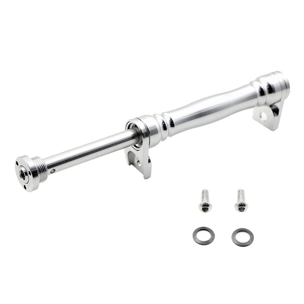 2x Aluminum Alloy Easy Wheel Extension Bars For Brompton Folding Bike Silver