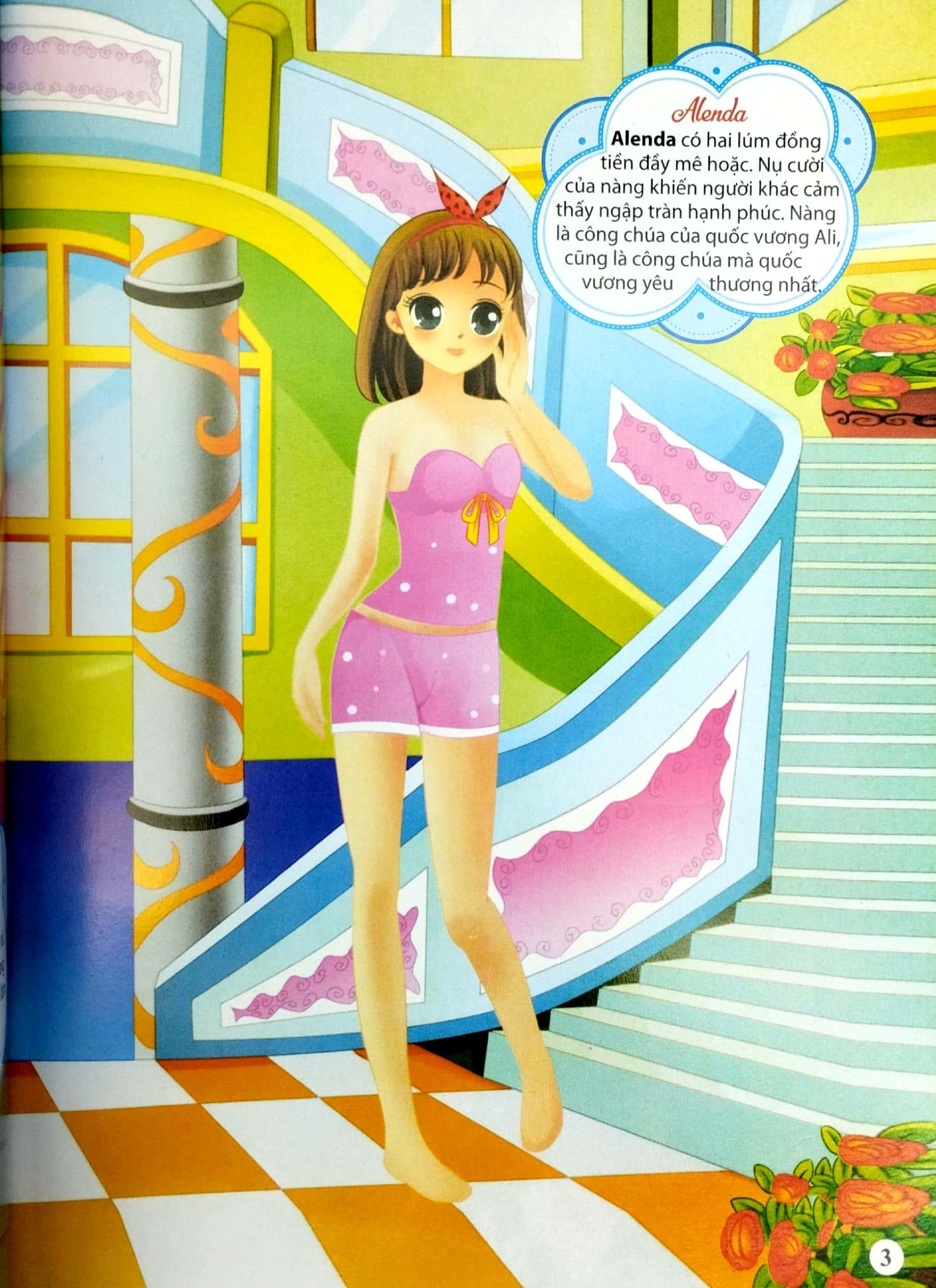 368 Bóc Dán Sticker - Hình Dán Trang Phục Công Chúa - Quyển 1 - Quyến Rũ