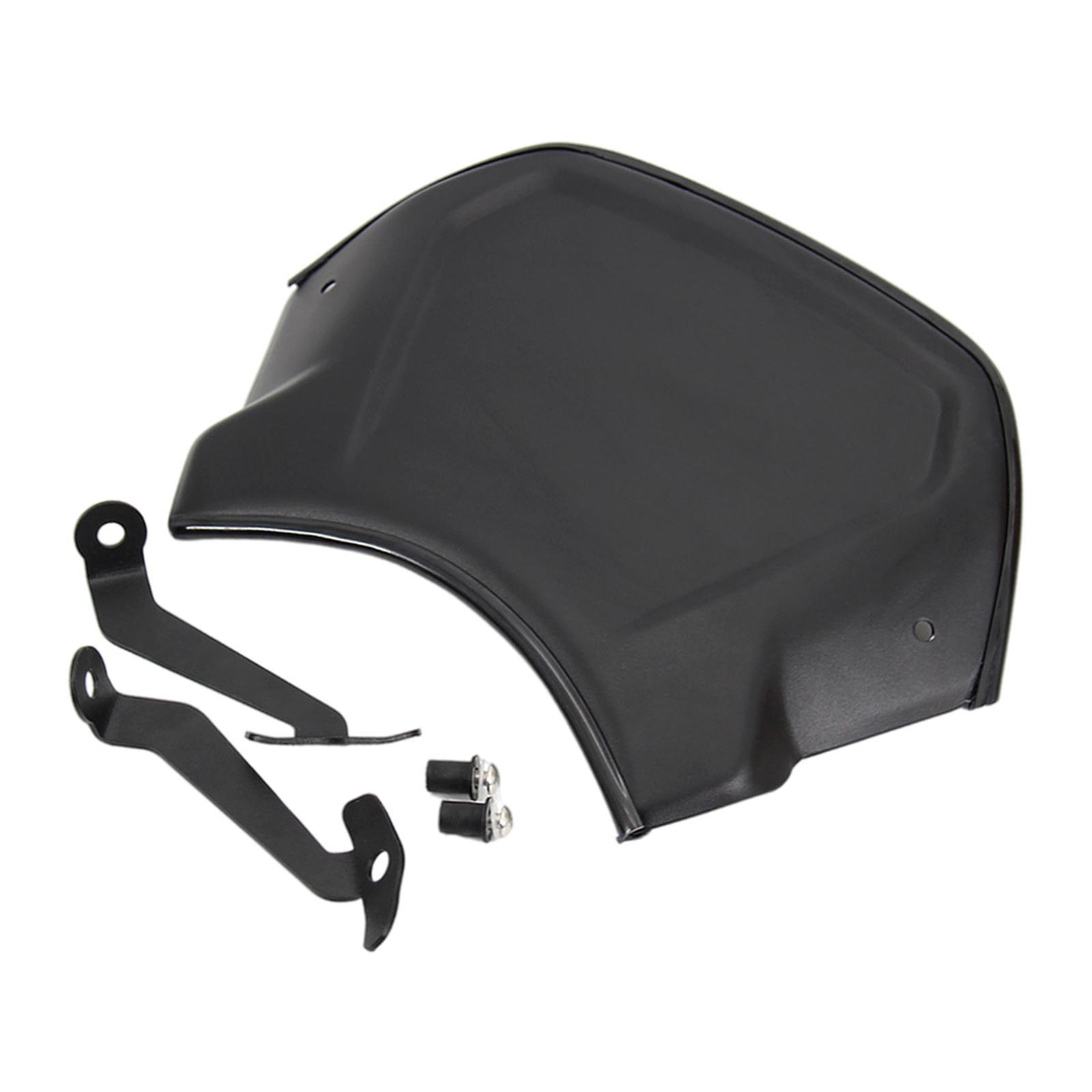 Motorcycles Windshield for  Modified Accessory Easy to Install black
