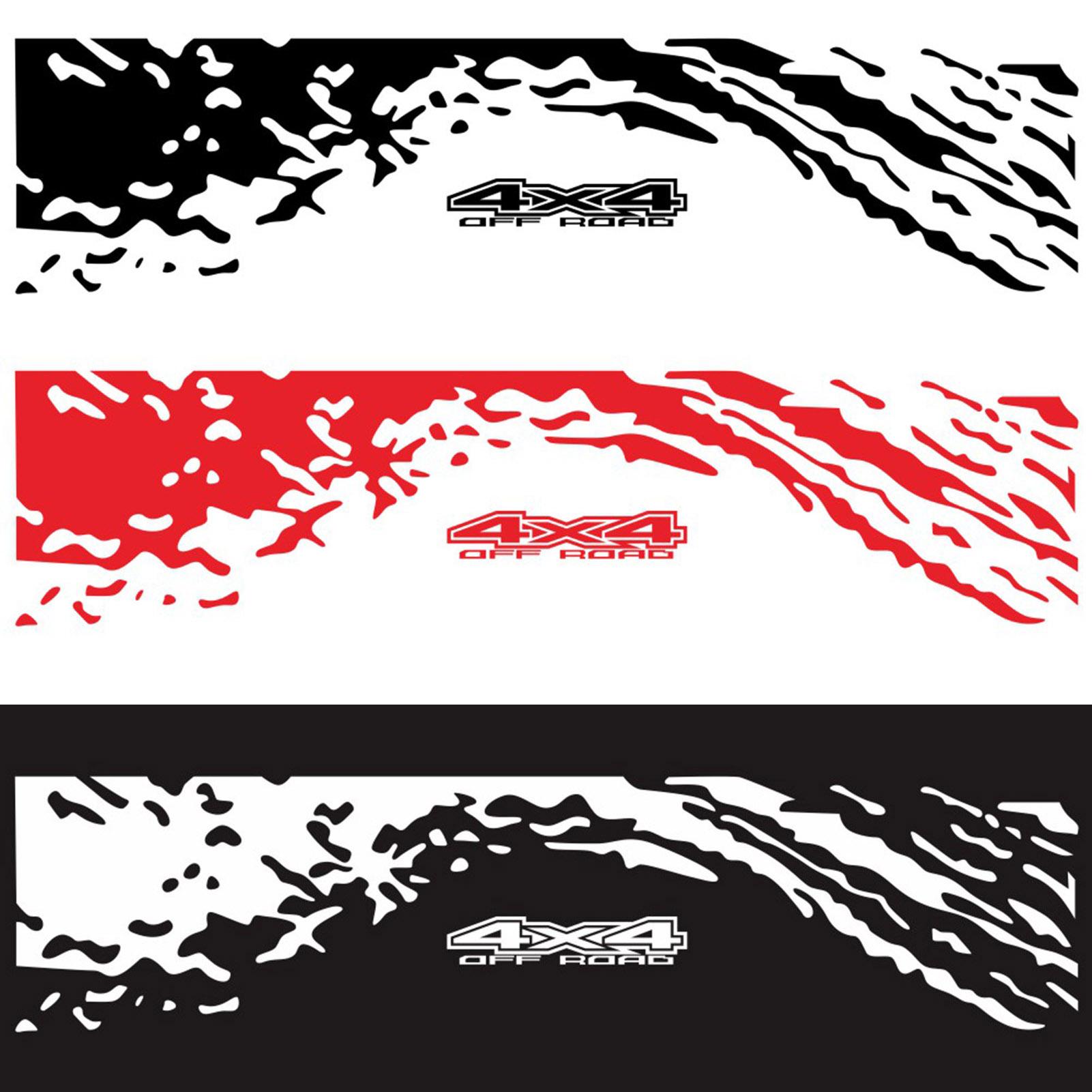 Car Auto Body Sticker Vinyl Graphics Decals, Car Stylin Decals Tail Stripes Pickup Trunk Car Rear Decor Sticker