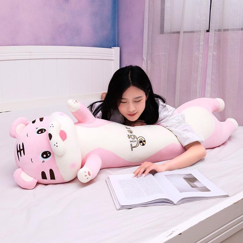 Gấu Bông Hổ Ôm Ti ger ,Gối Ôm Hình Hổ Hàng Nhập Size Lớn 1m3