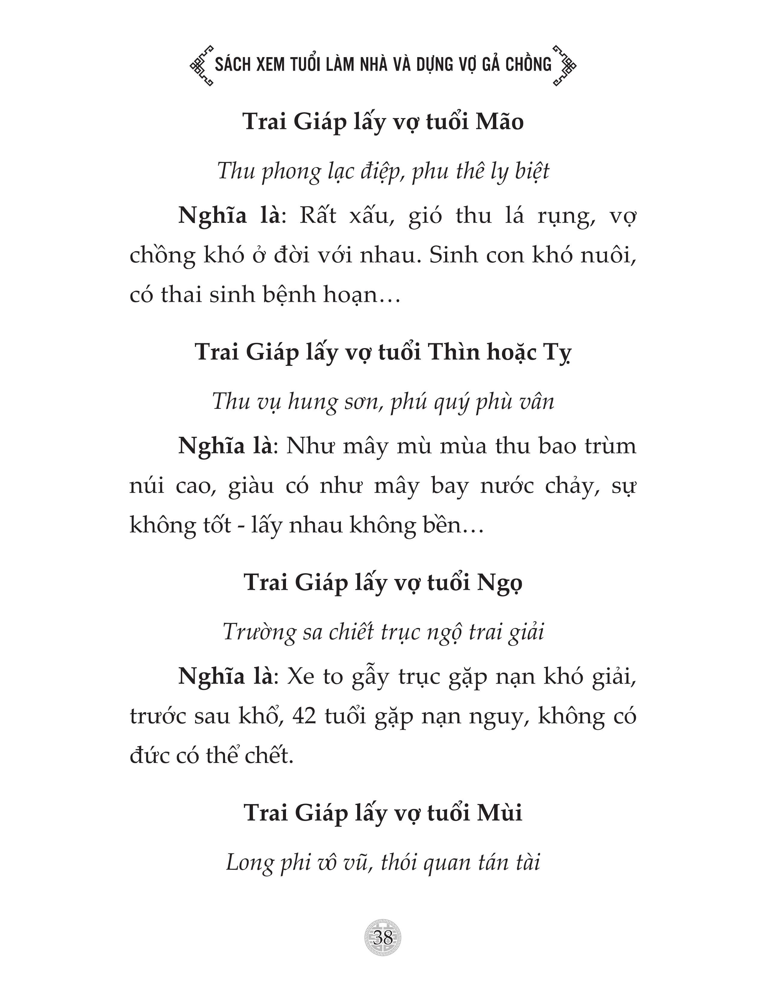 Sách - Xem Tuổi Làm Nhà Và Dựng Vợ Gả Chồng - NXB Tri Thức