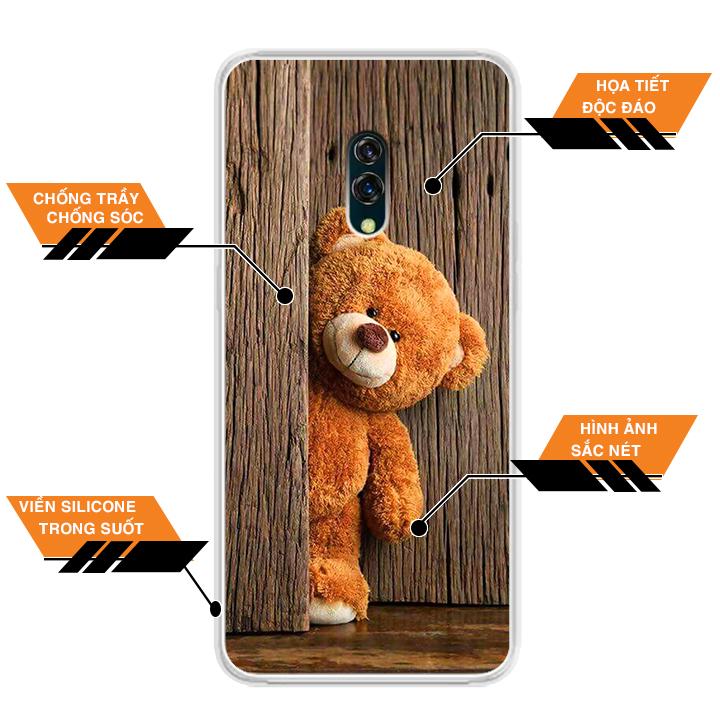 Ốp lưng dẻo cho điện thoại Oppo K3 - 0136 TEDDY - Hàng Chính Hãng
