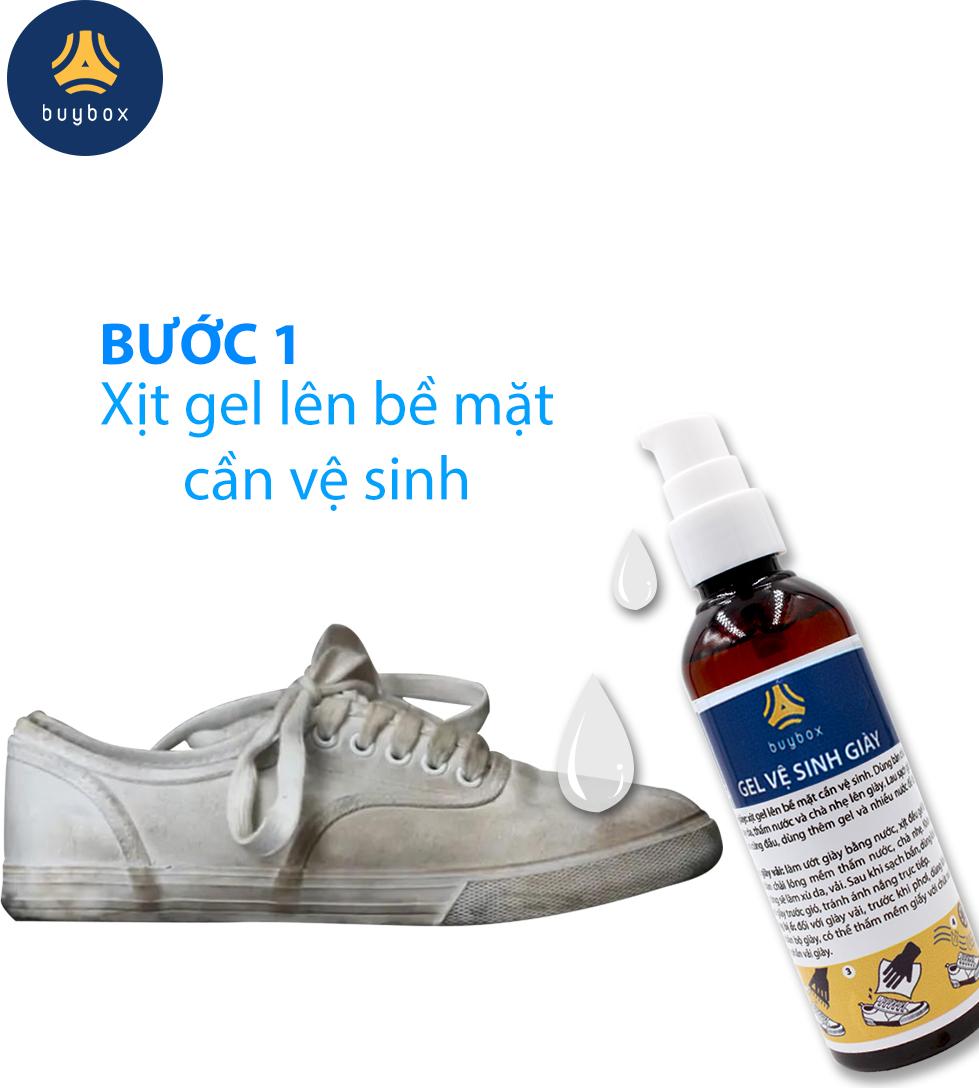 Gel vệ sinh giày và giặt giày (100ml) - buybox - GELBB01