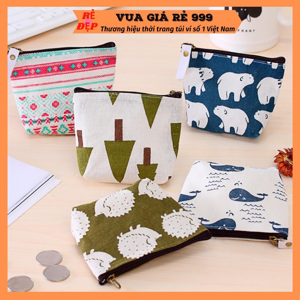 Túi vải canvas mini đựng tẩy đồ dùng tiện ích dễ thương cute giá rẻ MP10