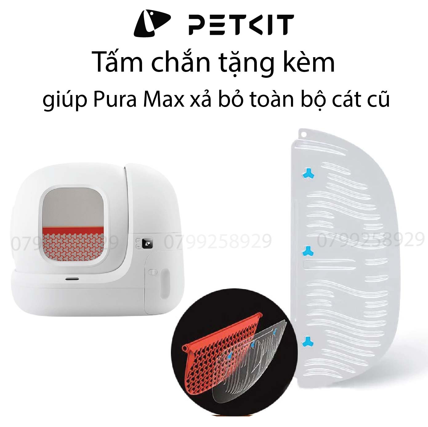 Nhà Vệ Sinh Cho Mèo Petkit, Máy Vệ Sinh Tự Động Cho Mèo Pura Max Máy Dọn Phân Mèo
