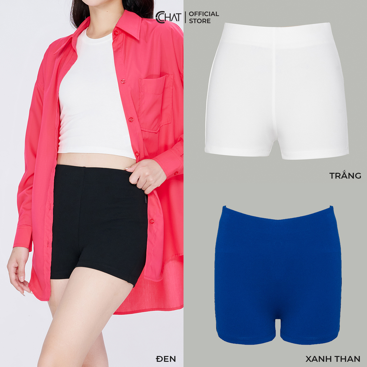 Quần Legging Nữ Cạp Liền Dáng Ôm Chất Thun Mềm Mịn 22XNC2001OT