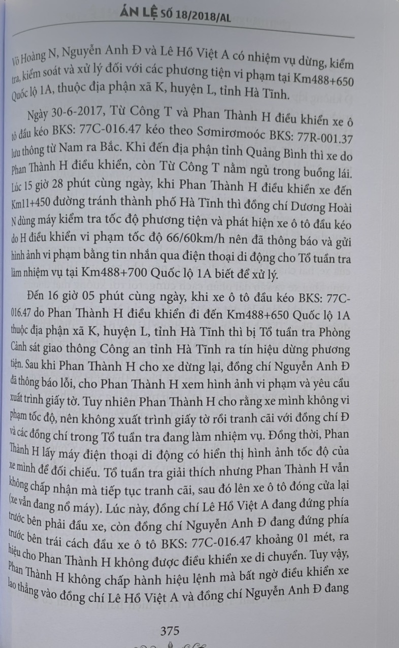 Bình Luận Khoa Học Bản ÁnVà Án Lệ  - Tập 1