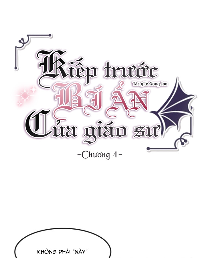 kiếp trước bí ẩn của giáo sư chapter 4 2
