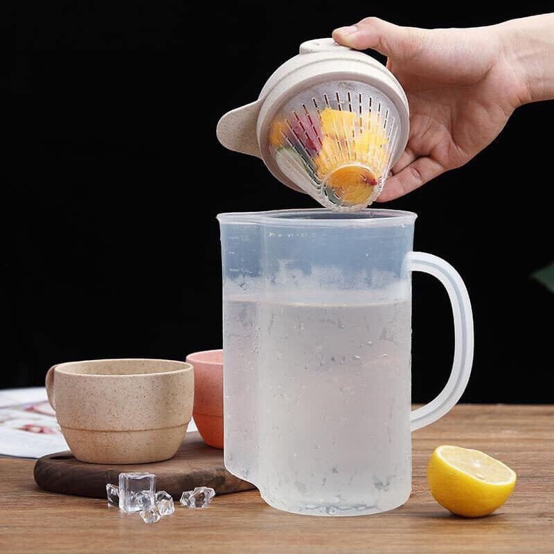 BỘ BÌNH NƯỚC KÈM 4 CỐC NHỰA LÚA MẠCH