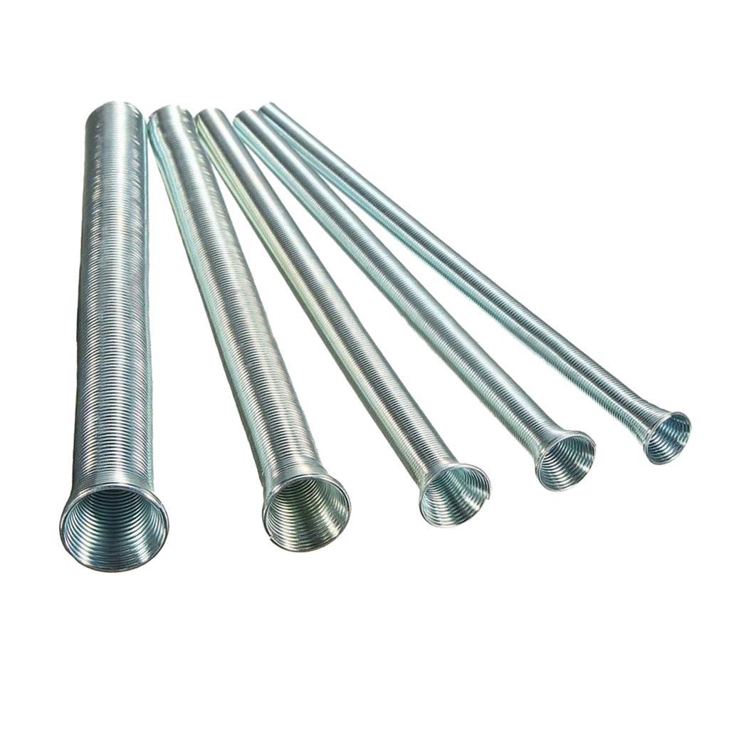 5pcs Stainless Steel Tube Bending Spring Set 1/4″,5/16″,3/8″,1/2″,5/8″