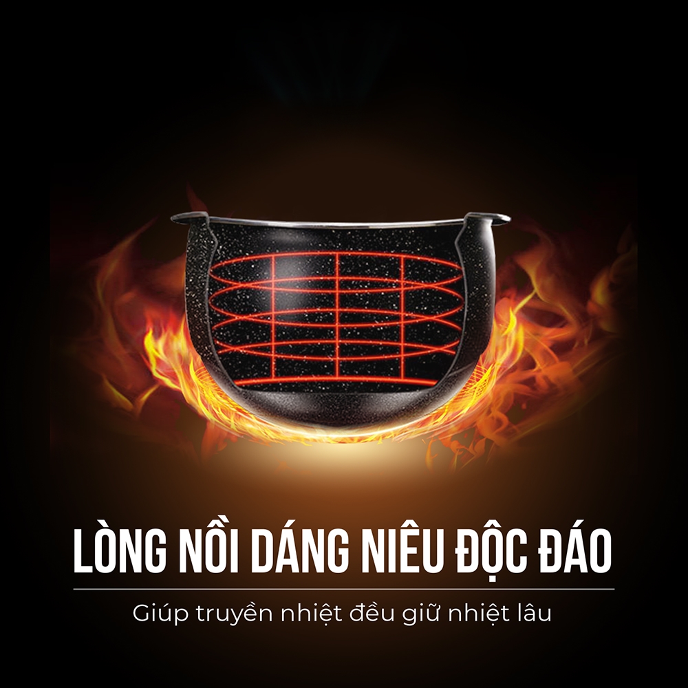 Nồi cơm điện tử Elmich RCE-1807 - Hàng chính hãng