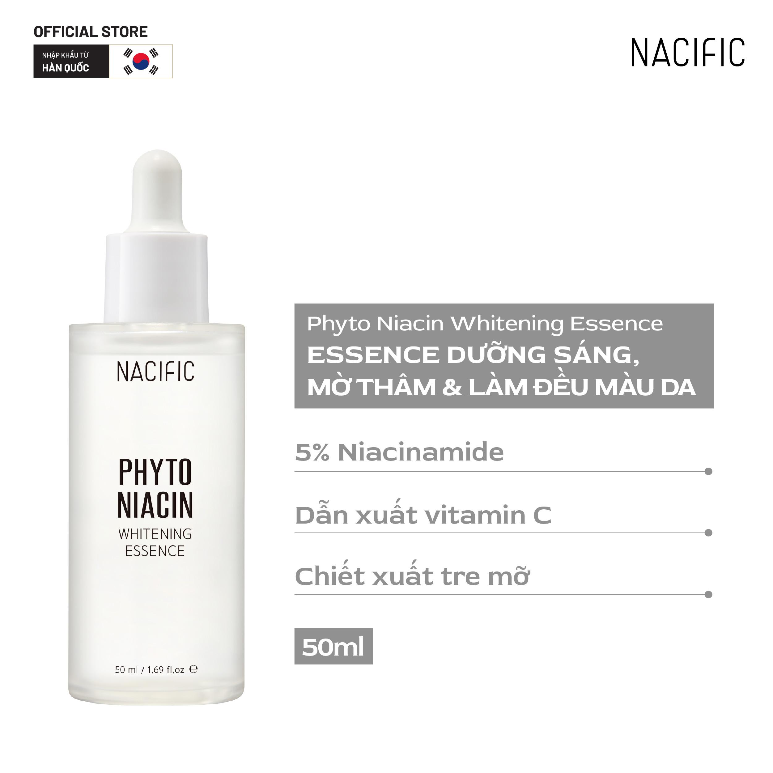 Combo Nacific Tinh chất Origin Red Salicylic Acid Serum 50m+Nacific Tinh chất Phyto Niacin Whitening Essence 50ml