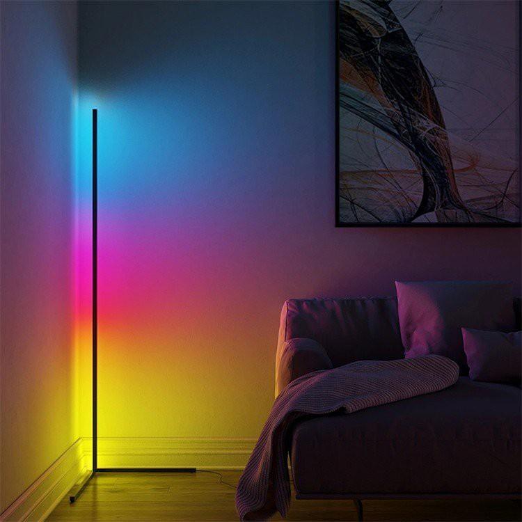 Đèn Góc Tường Corner Light RGB Led Kim Loại Trang Trí Phòng Khách, Phòng Ngủ, Phòng Game kèm điều khiển hot trend tiktok