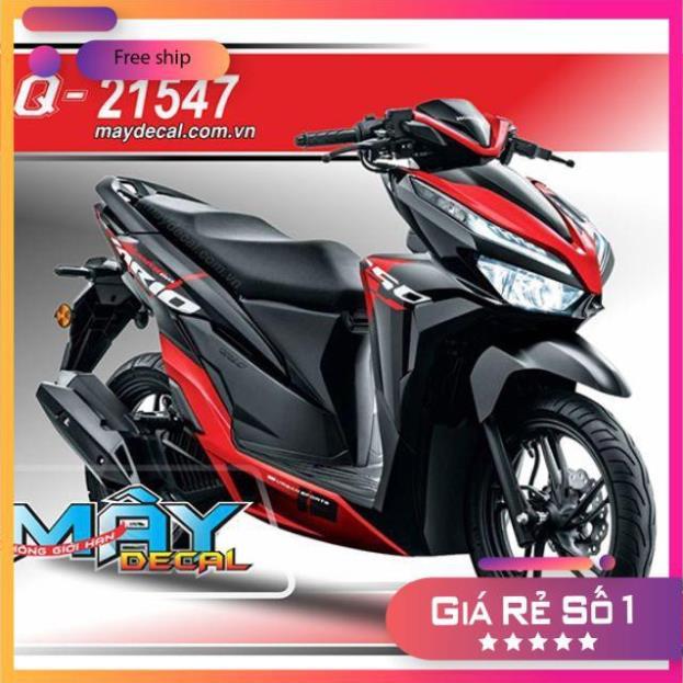 Tem rời vario đỏ đen mẫu mới bảo hành màu sắc vĩnh viễn