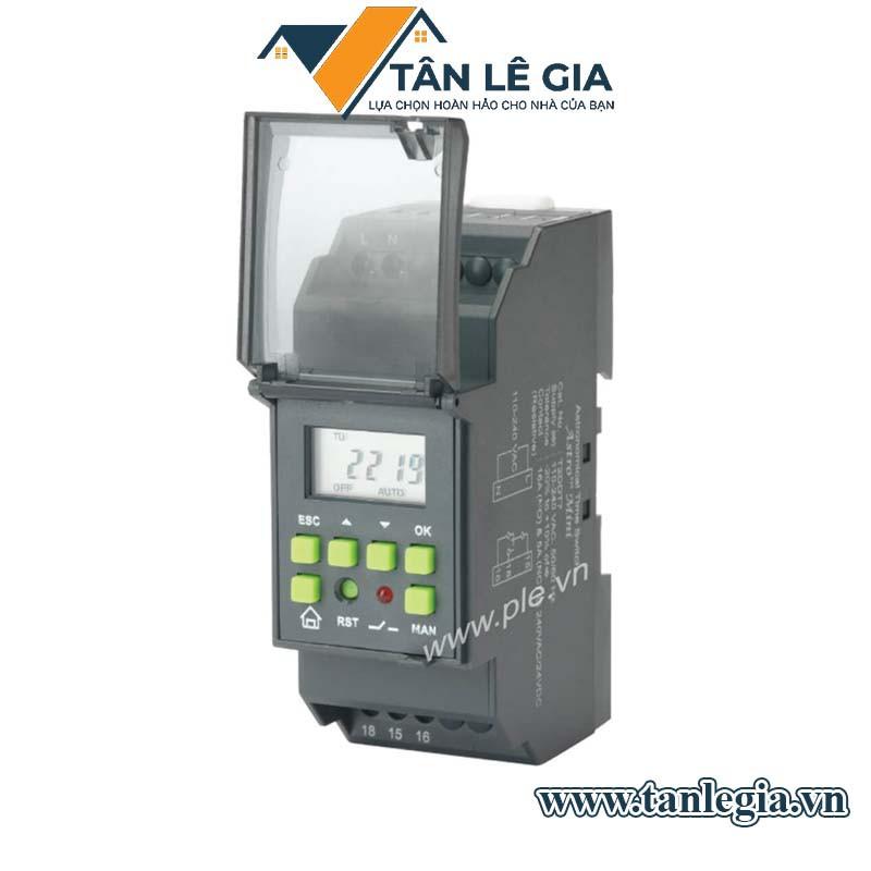 Gic 67DDT0: Timer thời gian thực kỹ thuật số 24 giờ, 1 ngỏ ra, 25 chương trình On/off 110 - 240 VAC, 1 C/O