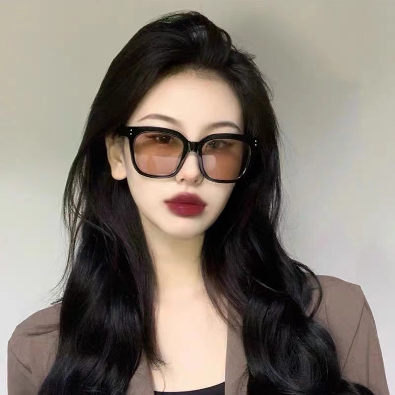 Kính mắt GN vuông retro nhiều màu sắc cùng kiểu dáng trẻ trung cá tính, hip hop, chống tia cực tím, Kính râm, danh cho cả nam nữ