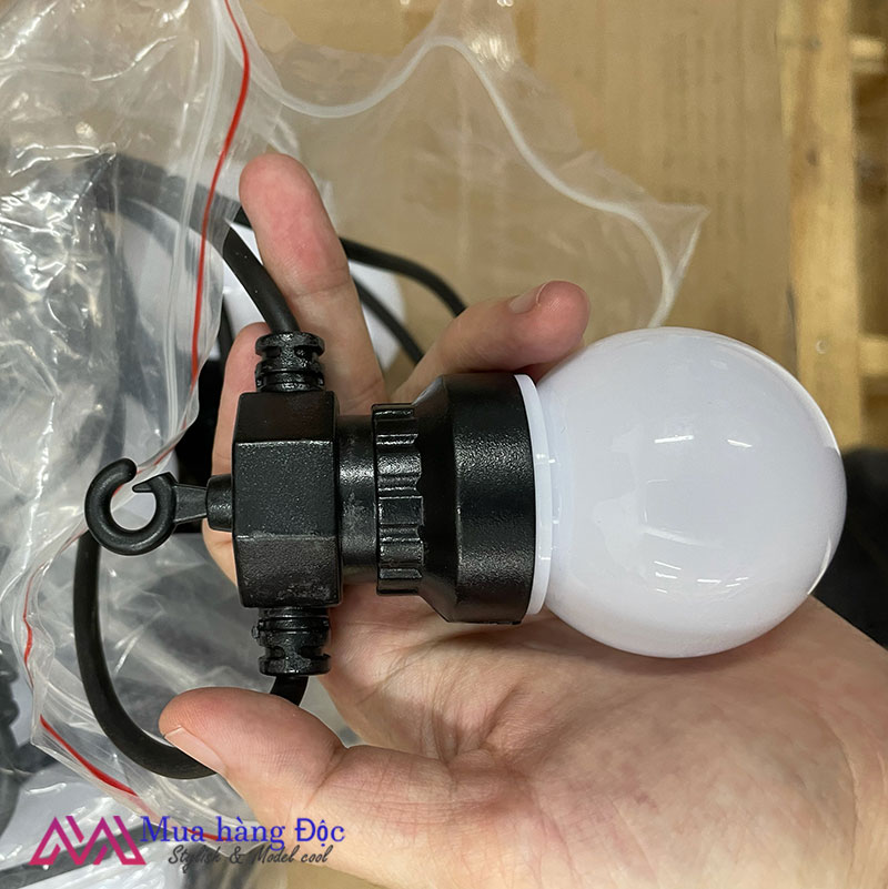 Đèn Trang Trí Dây Đèn Led Trang Trí G50 Bóng lớn 5cm Bóng Lớn Cắm Điện chống nước