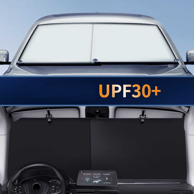 Combo 2 Rèm Che Nắng Treo Kính Lái Cách nhiệt, Chống Nắng Ô Tô AUTO SUNSHADE Germany