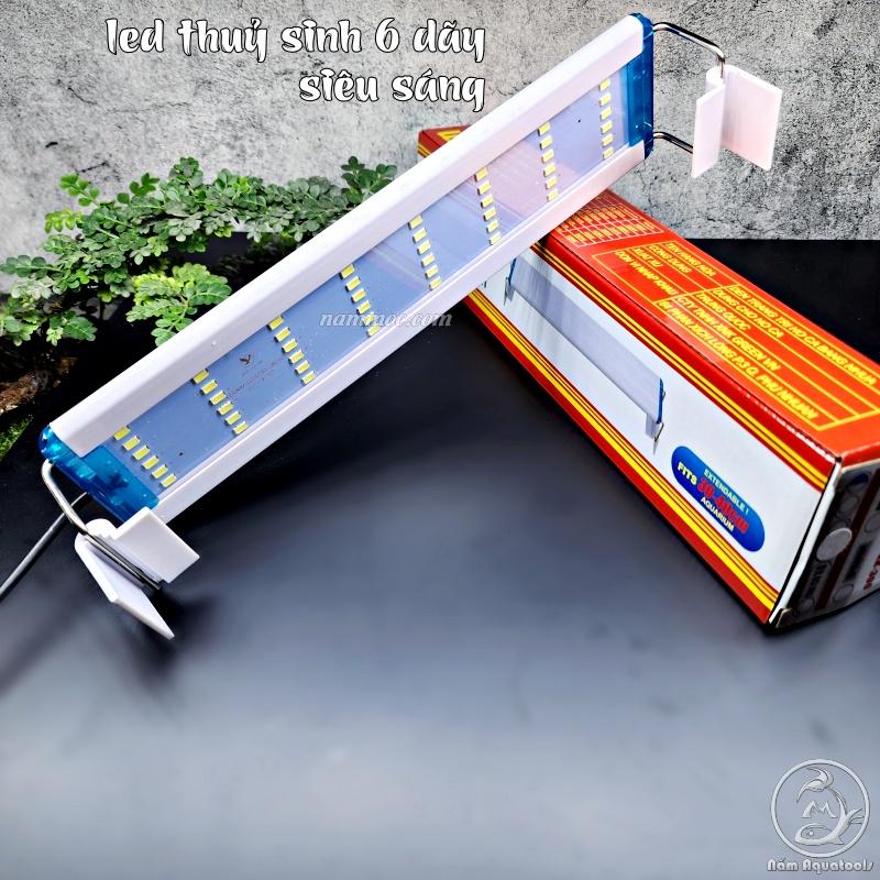Đèn LED Thuỷ Sinh Siêu Sáng 6 Dãy + 3 Chế Độ Màu  KAOKUI | Đèn LED Cho Bể Cá Cảnh, Thuỷ Sinh