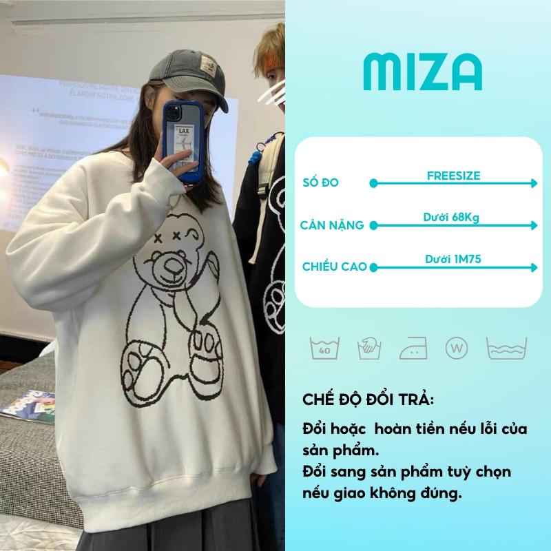 Áo khoác sweater nam nữ unisex form rộng đôi nỉ ngoại local brand đẹp cặp đôi ulzzang hàn quốc oversize dày mịn zip GẤU